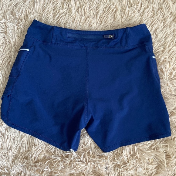 Athleta Kids Girl's Solid Navy Record Breaker 3" Short with Liner & Pockets XL14 - Picture 8 of 11
